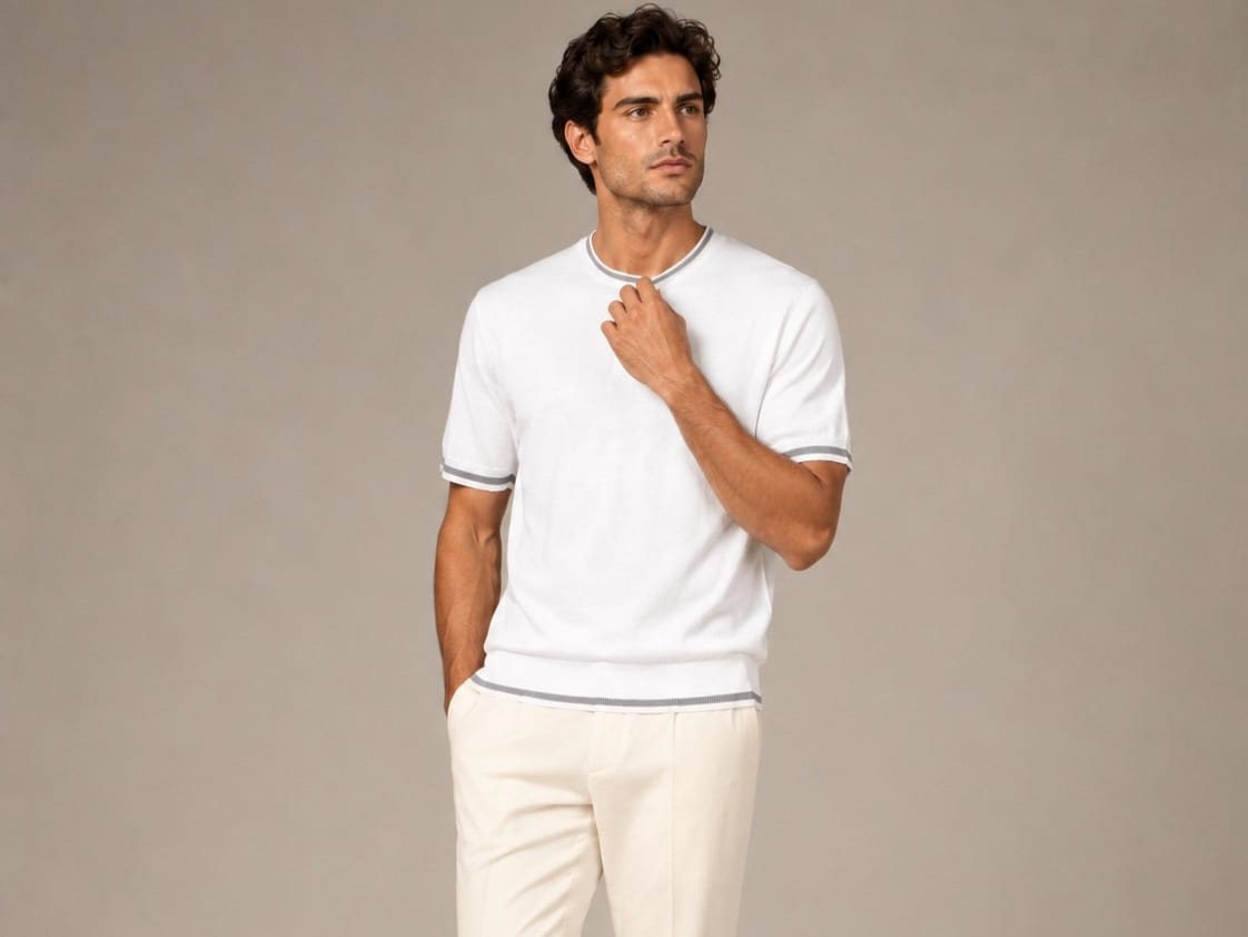 T-shirt maille MAXIME - Imagen 1