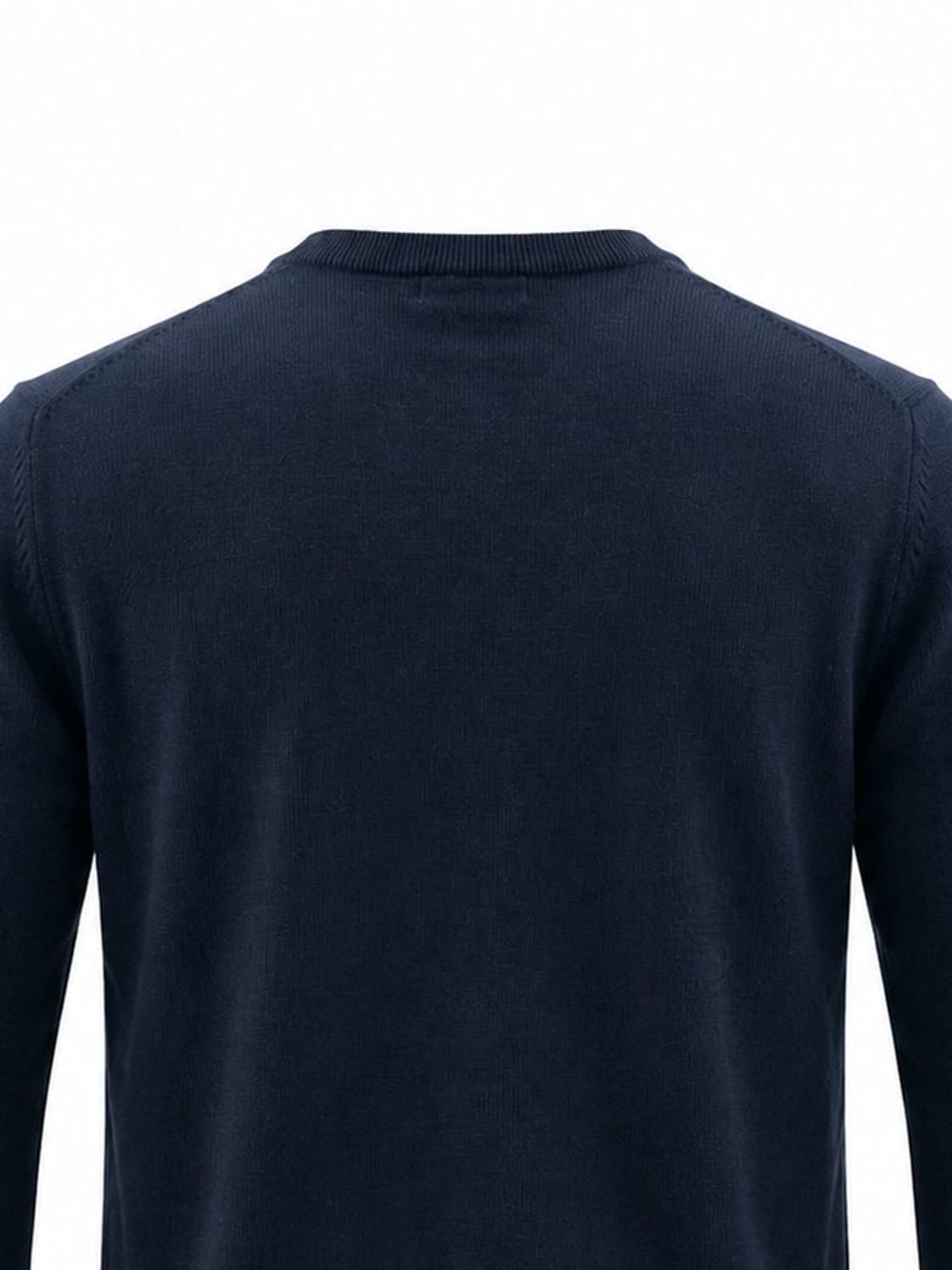 Pull col rond Intersia maille RAPHAEL - Imagem 4