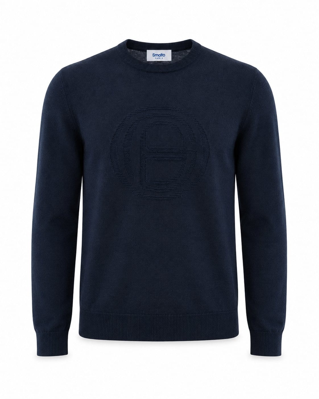 Pull col rond Intersia maille RAPHAEL - Imagem 3