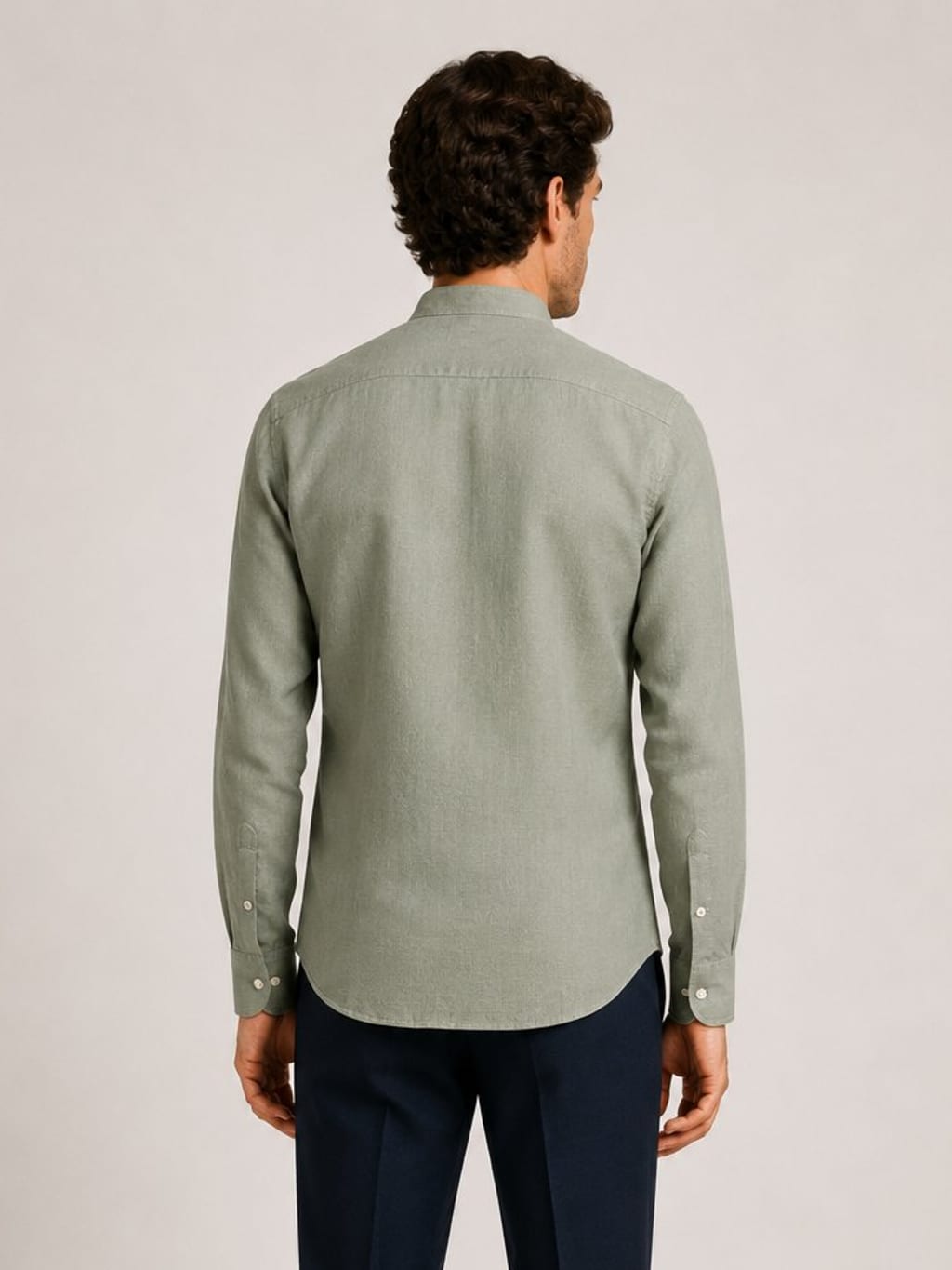 Chemise col coreen TIMEO_075 - Image 2