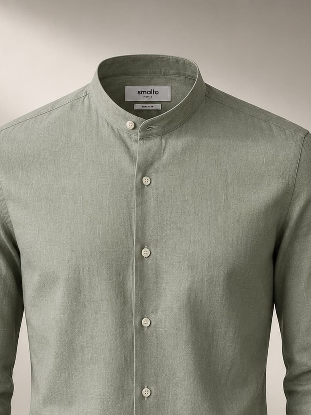 Chemise col coreen TIMEO_075 - Image 4