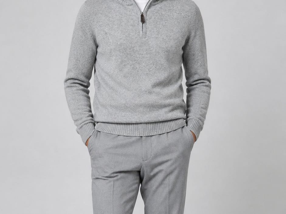 PULL 1/2 ZIP MELVIN 201 - Imagen 1