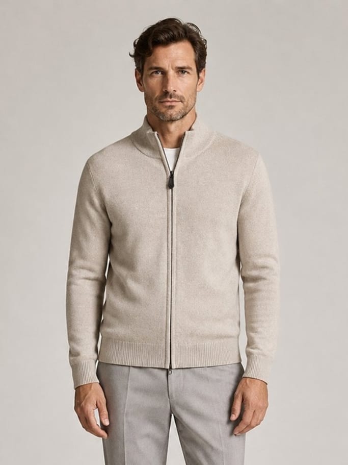 CARDIGAN ZIP MORGAN 200