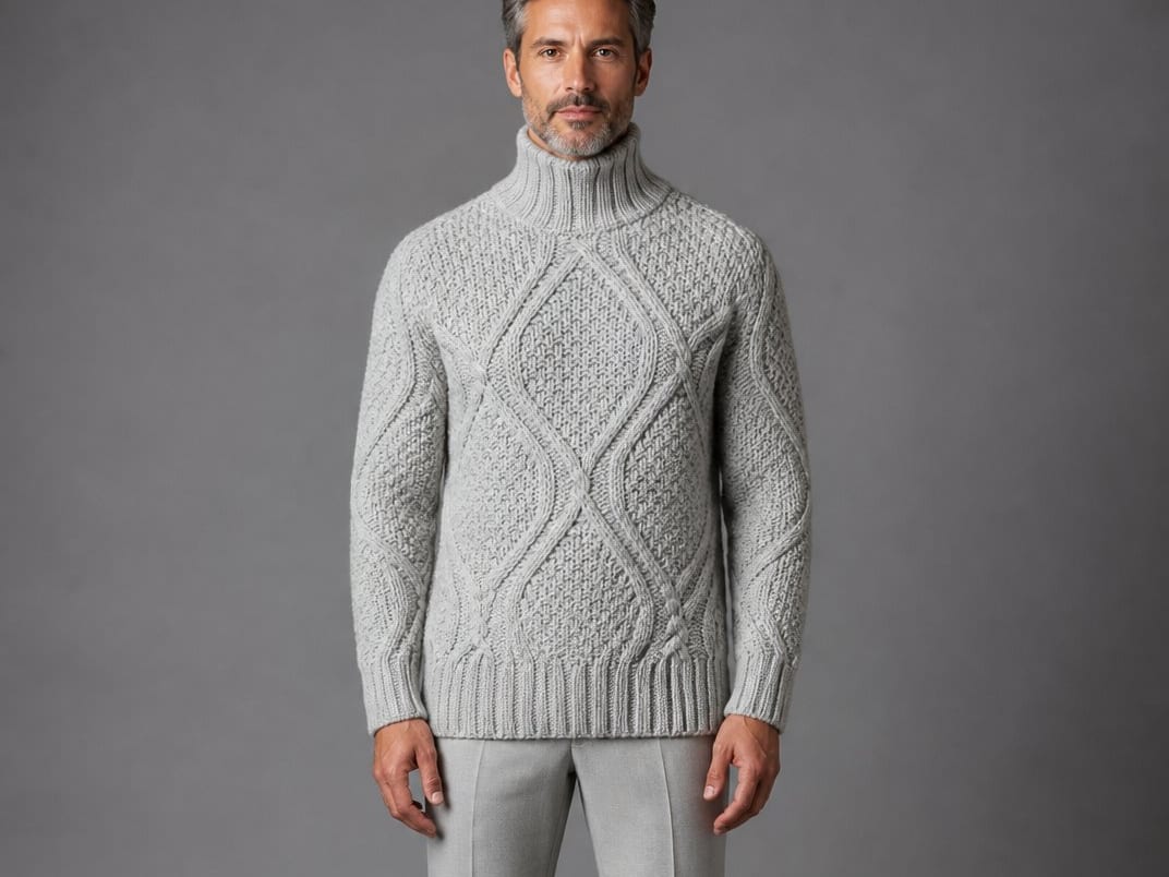 PULL COL ROULE MORELLO 203 - Image 1