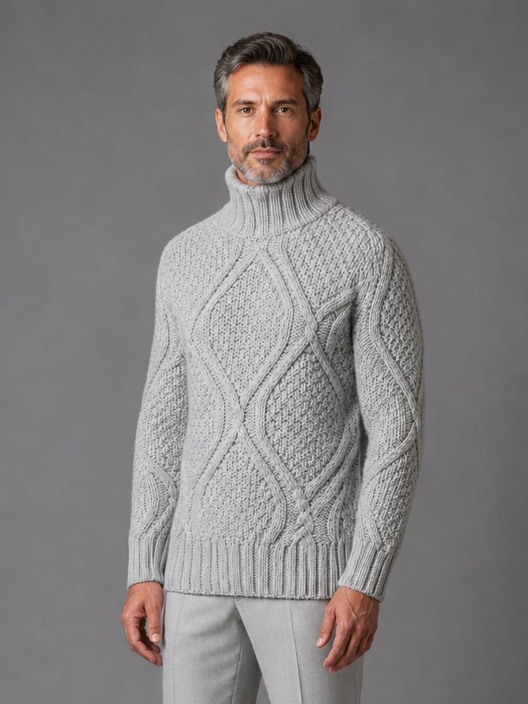 PULL COL ROULE MORELLO 203 - Image 2