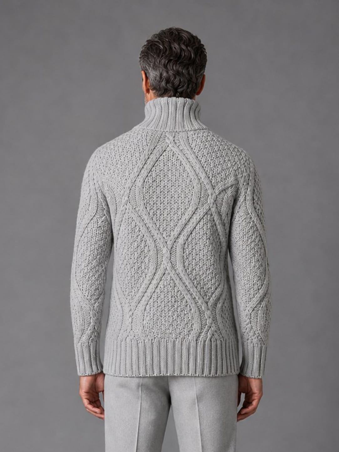 PULL COL ROULE MORELLO 203 - Image 3