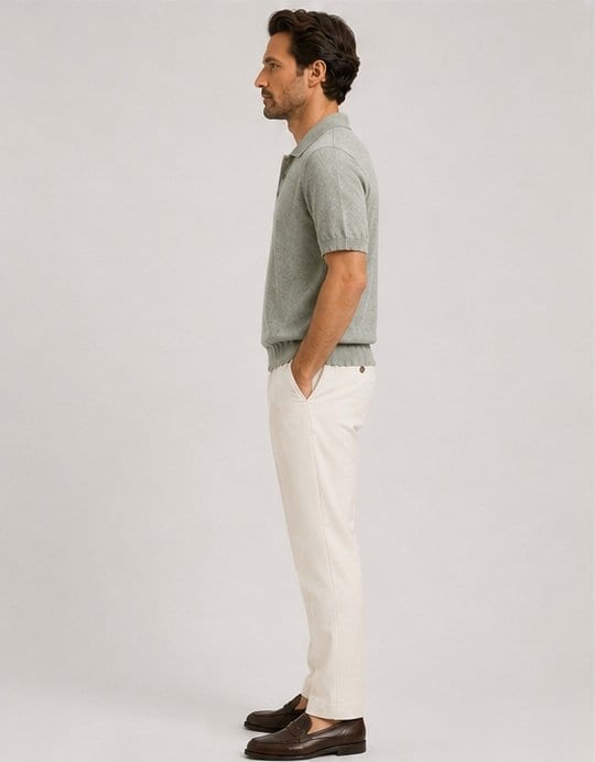 Polo washed maille VALENTIN - Imagen 3