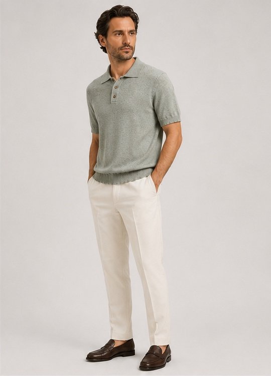 Polo washed maille VALENTIN - Image 2